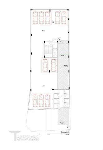 طراحی پلان ساختمان مسکونی دولت-1