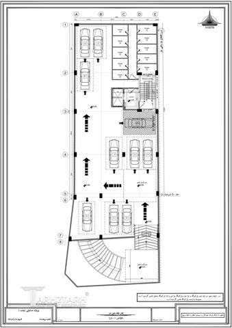 طراحی پلان ساختمان مسکونی دولت-1