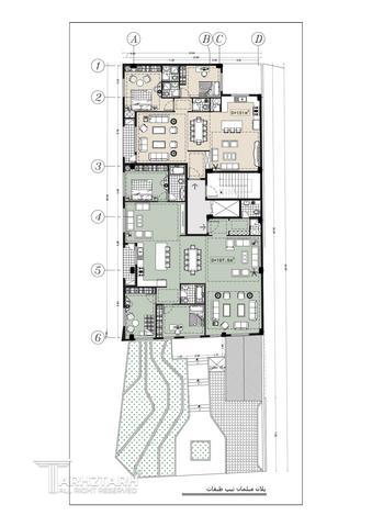 طراحی پلان ساختمان مسکونی دولت-1