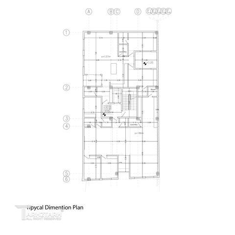 طراحی پلان ساختمان مسکونی دولت-1