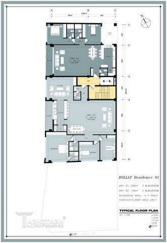 طراحی پلان ساختمان مسکونی دولت-1