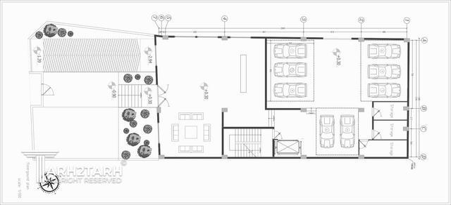 طراحی پلان ساختمان مسکونی دولت-1