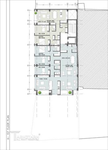 طراحی پلان ساختمان مسکونی دولت-1