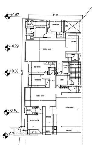 طراحی پلان ساختمان مسکونی دولت-1