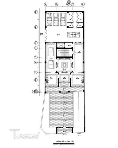 طراحی پلان ساختمان مسکونی دولت-1