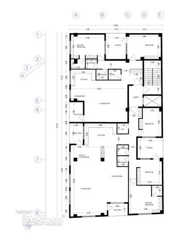 طراحی پلان ساختمان مسکونی دولت-1