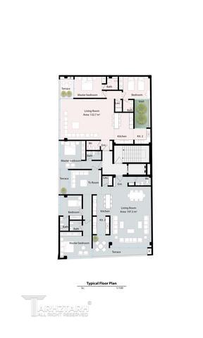 طراحی پلان ساختمان مسکونی دولت-1