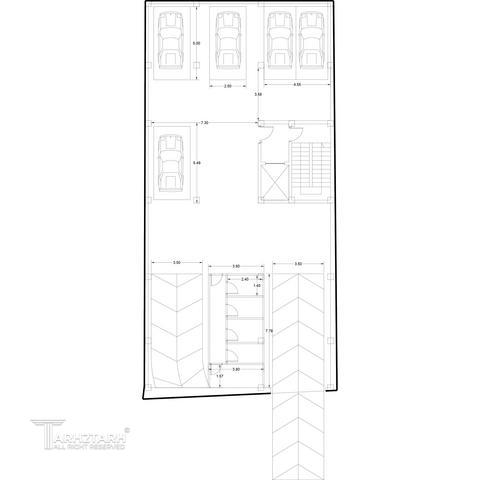 طراحی پلان ساختمان مسکونی دولت-1