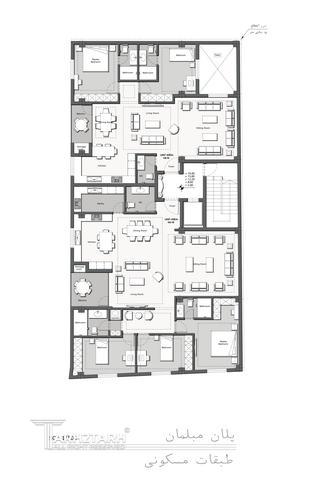 طراحی پلان ساختمان مسکونی دولت-1