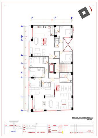 طراحی پلان ساختمان مسکونی دولت-1