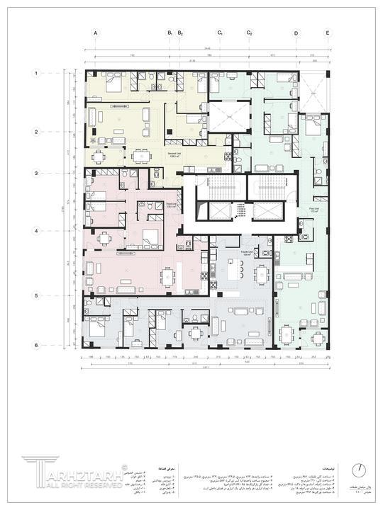 نفر پنجم مسابقه طراحی پلان LakeSide1