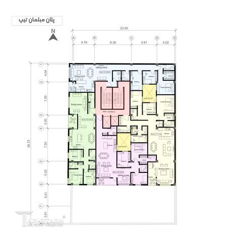طراحی پلان LakeSide1