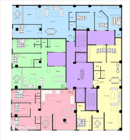 طراحی پلان LakeSide1