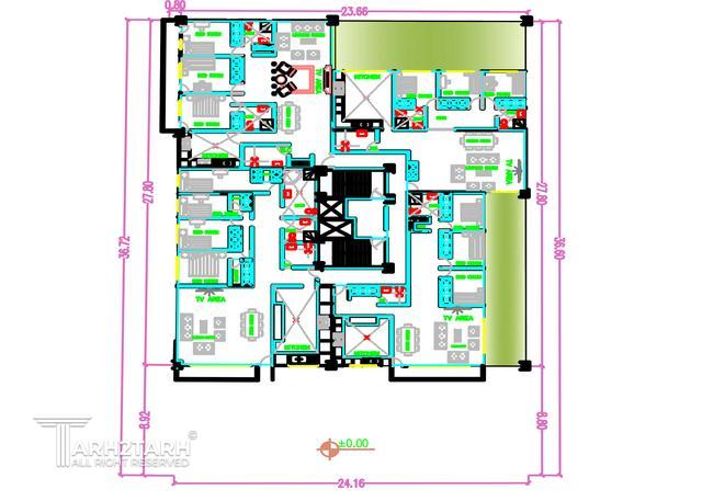 طراحی پلان LakeSide1