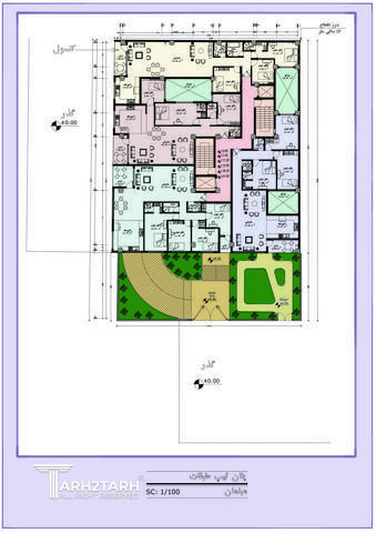 طراحی پلان LakeSide1