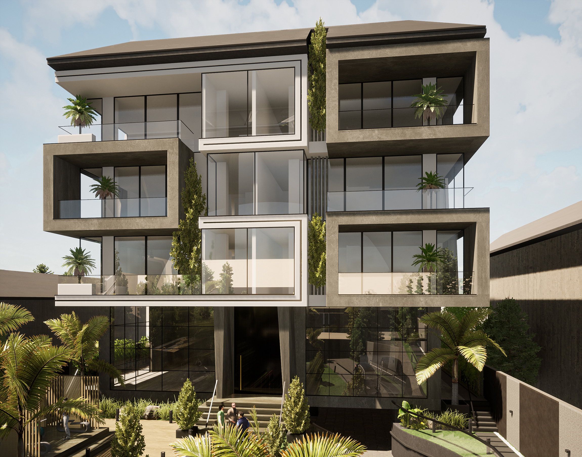 طراحی نما و داخلی تچرا پالاس 8 مهرشهر