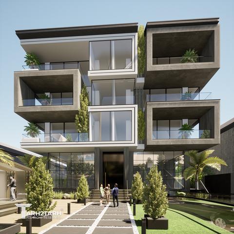 طراحی نما و داخلی تچرا پالاس 8 مهرشهر