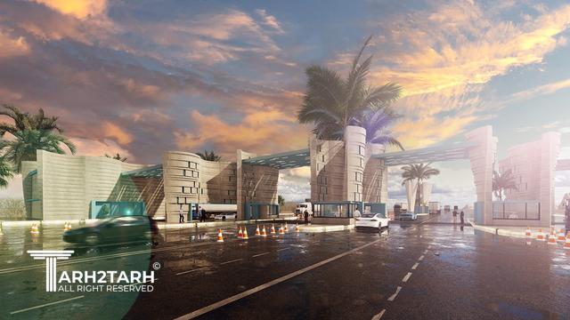 طراحی دروازه ورودی منطقه آزاد و مجتمع خدماتی رفاهی چابهار (با امتیاز دو برابر)