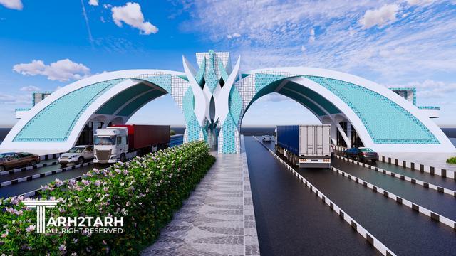 طراحی دروازه ورودی منطقه آزاد و مجتمع خدماتی رفاهی چابهار (با امتیاز دو برابر)