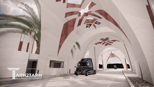 طراحی دروازه ورودی منطقه آزاد و مجتمع خدماتی رفاهی چابهار (با امتیاز دو برابر)