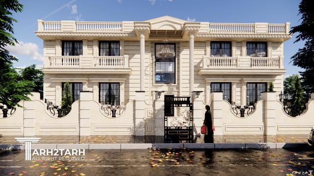 طراحی نما و پلان پرند