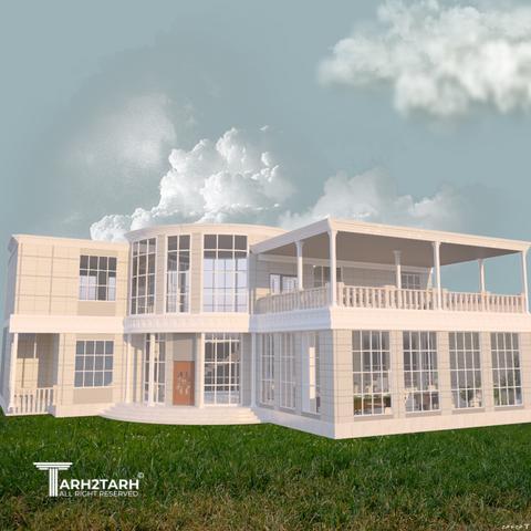 طراحی نما و پلان پرند