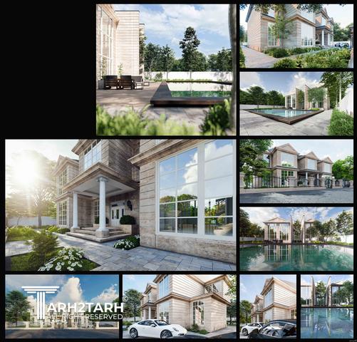 طراحی نما و پلان پرند