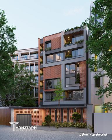 طراحی پلان و نما پروژه هدیش دو