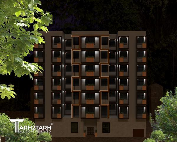 طراحی نما و پلان پرستو عظیمیه