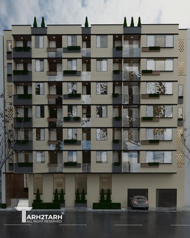 طراحی نما و پلان پرستو عظیمیه