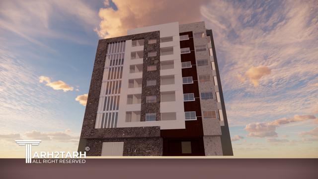 طراحی نما و پلان پرستو عظیمیه