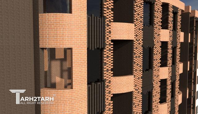 طراحی نما و پلان پرستو عظیمیه