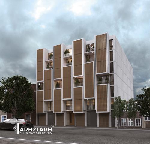 طراحی نما و پلان پرستو عظیمیه