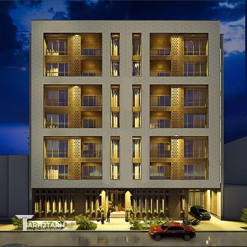 طراحی نما و پلان پرستو عظیمیه