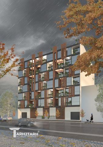 طراحی نما و پلان پرستو عظیمیه