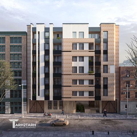 طراحی نما و پلان پرستو عظیمیه