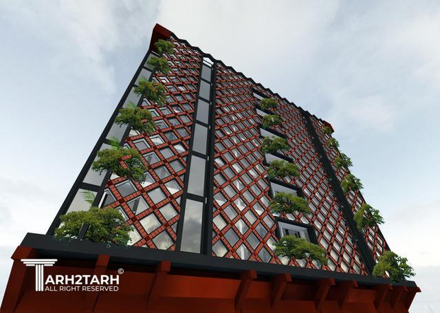 طراحی نما و پلان پرستو عظیمیه