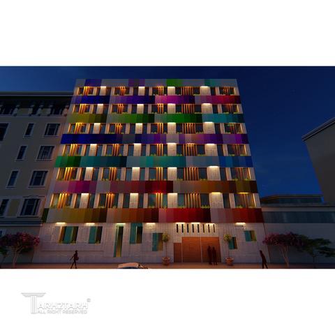 طراحی نما و پلان پرستو عظیمیه