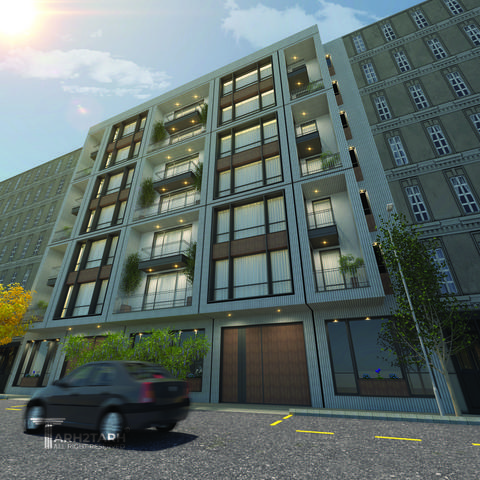 طراحی نما و پلان پرستو عظیمیه