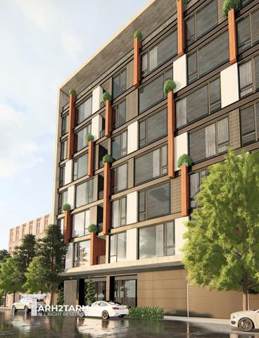 طراحی نما و پلان پرستو عظیمیه