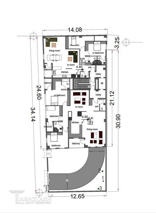 مسابقه طراحی پلان پروژه آفتاب شرق