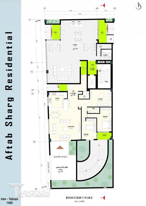 مسابقه طراحی پلان پروژه آفتاب شرق