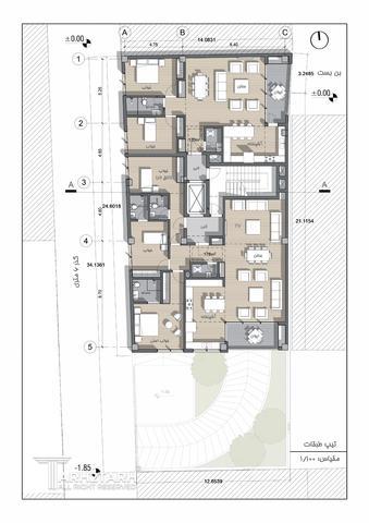 طراحی پلان پروژه آفتاب شرق