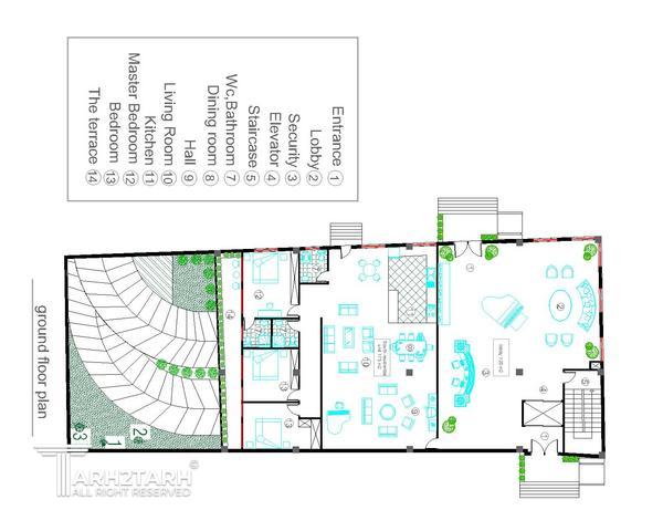 طراحی پلان پروژه آفتاب شرق