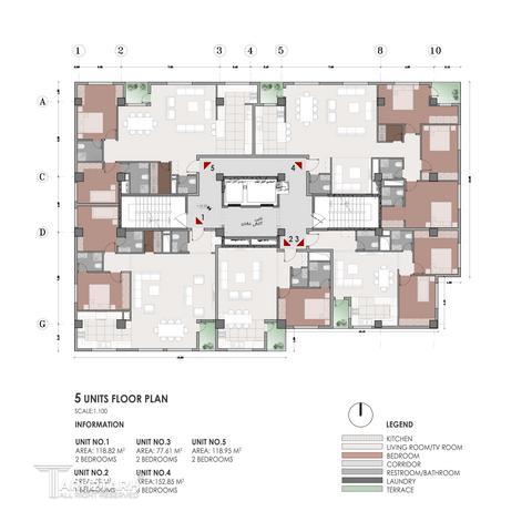 طراحی پلان مجتمع مسکونی تهرانسر