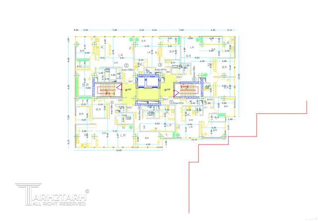 طراحی پلان مجتمع مسکونی تهرانسر
