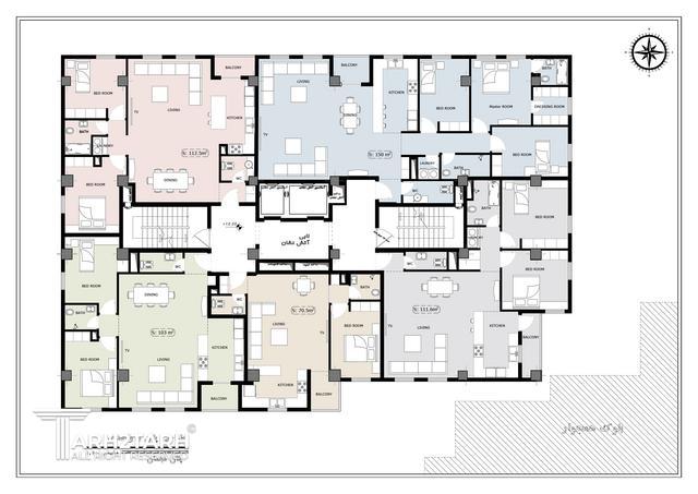 طراحی پلان مجتمع مسکونی تهرانسر