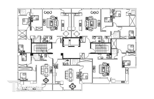 طراحی پلان مجتمع مسکونی تهرانسر