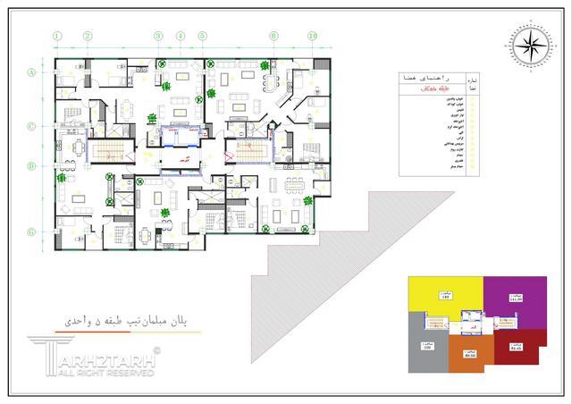طراحی پلان مجتمع مسکونی تهرانسر