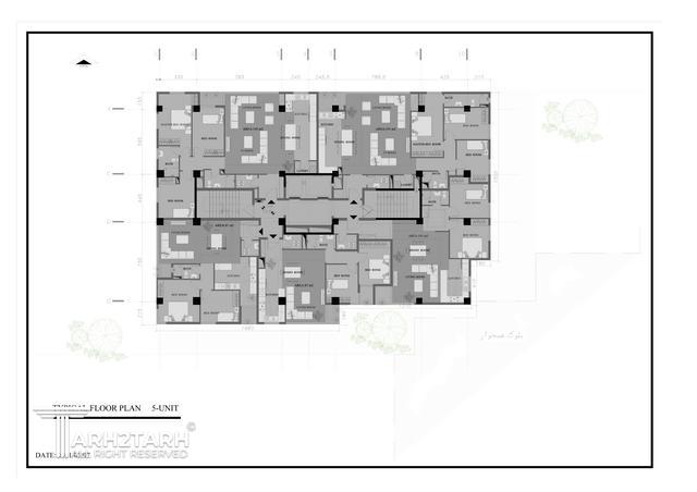طراحی پلان مجتمع مسکونی تهرانسر